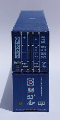Jacksonville Terminal Company N 535031 53' High Cube Container CROWLEY 2-Pack