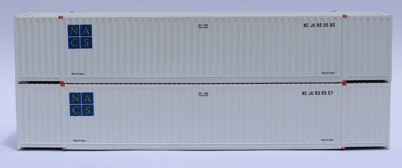 Jacksonville Terminal Company N 535046 53' High Cube Container NACS 2-Pack