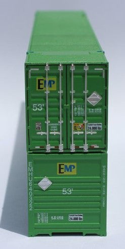 Jacksonville Terminal Company N 537053 53' High Cube Container EMP 2-Pack