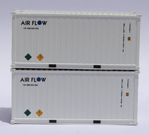 Jacksonville Terminal Company N 205357 20' Standard Height Container AIR FLOW 2-Pack