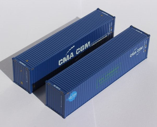 Jacksonville Terminal Company N 405090M 40' High Cube Container CMA CGM 'Mix Pack A' 2-Pack