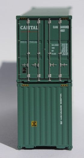 Jacksonville Terminal Company N 405017 40' High Cube Container CAPITAL 2-Pack