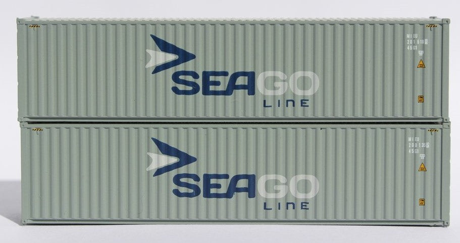 Jacksonville Terminal Company N 405057 40' High Cube Container SEAGO LINE 2-Pack