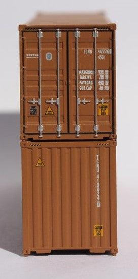 Jacksonville Terminal Company N 405049 40' High Cube Container TRITON 2-Pack