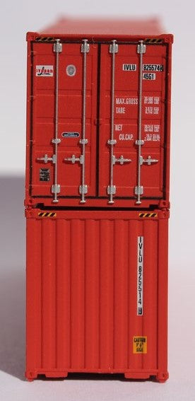 Jacksonville Terminal Company N 405058 40' High Cube Container IVARAN LINES 2-Pack