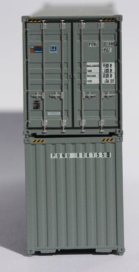 Jacksonville Terminal Company N 405009 40' High Cube Container P&O NEDLLOYD 2-Pack