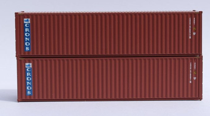 Jacksonville Terminal Company N 405016 40' High Cube Container CRONOS 2-Pack