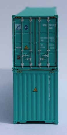 Jacksonville Terminal Company N 405038 40' High Cube Container DONG FANG - INTERASIA 2-Pack