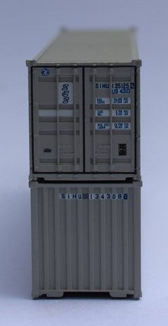 Jacksonville Terminal Company N 405512 40' Standard Height Corrugated Container SCS 'Scandinavian Cargo Sea' 2-Pack