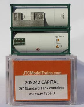 Jacksonville Terminal Company N 205242 20' Standard Tank containers CAPITAL 2 pack