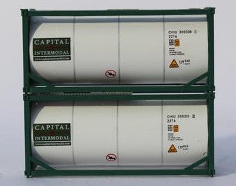 Jacksonville Terminal Company N 205242 20' Standard Tank containers CAPITAL 2 pack