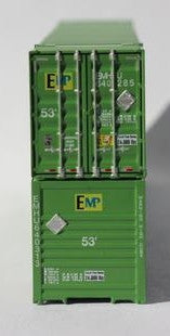 Jacksonville Terminal Company N 537003 53' High Cube Corrugated Containers EMP UP 2 pack