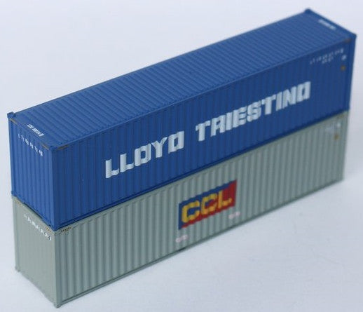 omimimimi COOTIE Storage Container 2個 Jacksonville Terminal Company N 405808 40' High Cube Corrugated