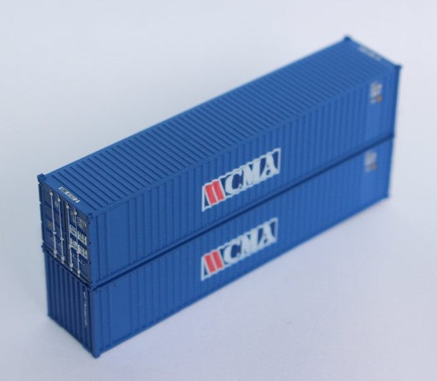 Jacksonville Terminal Company N 405506 40' Standard Height Square Corrugated Container CMA 2-Pack