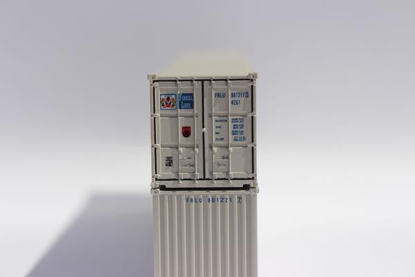 Jacksonville Terminal Company N 405347 40' Standard Height 8'6 corrugated side steel container FARRELL LINES FRLU 2-Pack