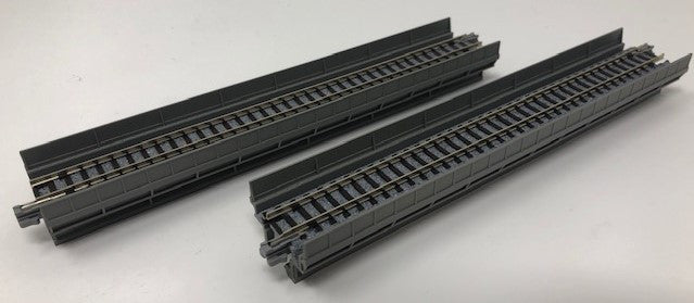 Kato N 20-410 Unitrack Single Track Straight Viaduct 186mm 7-5/16" - 2 Pieces