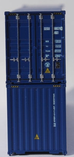 Jacksonville Terminal Company N 405088 40' High Cube Corrugated Side Containers SEACO 2-pack