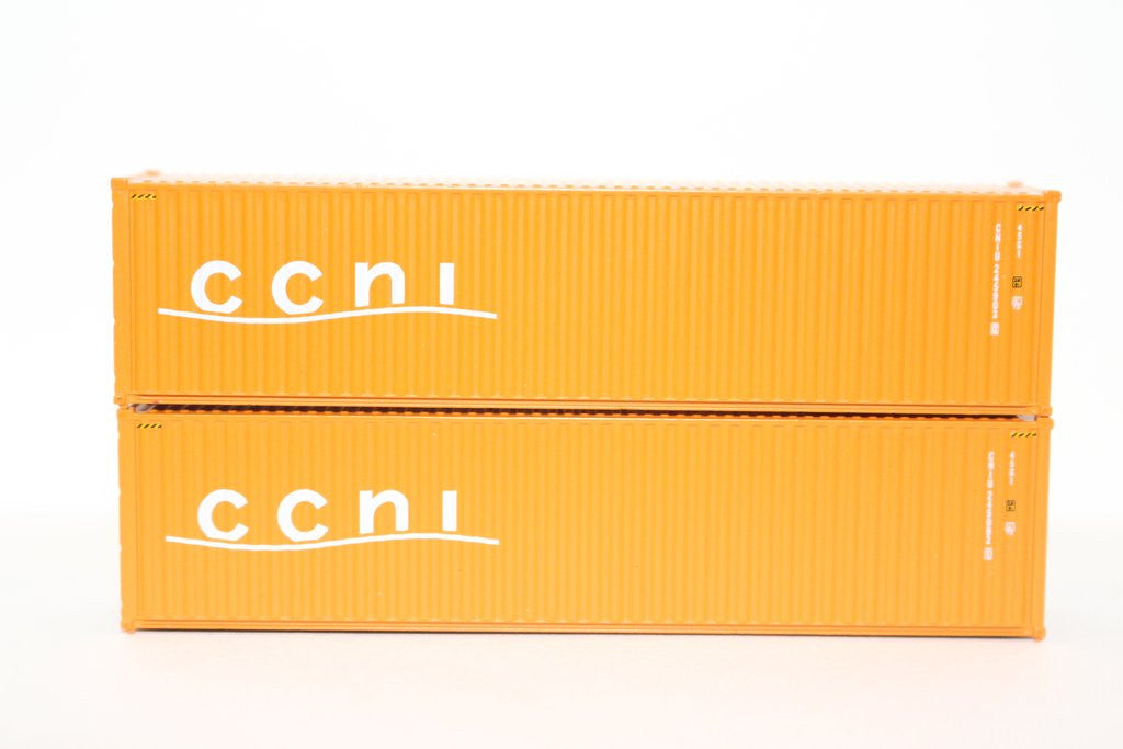 Jacksonville Terminal Company N 405006 40' High Cube Container CCNI 2-Pack