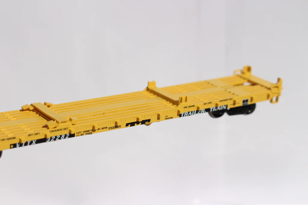 Jacksonville Terminal Company N 777001 Pullman Standard 60' Flatcar Unweathered TrailerTrain Logo VTTX #90574