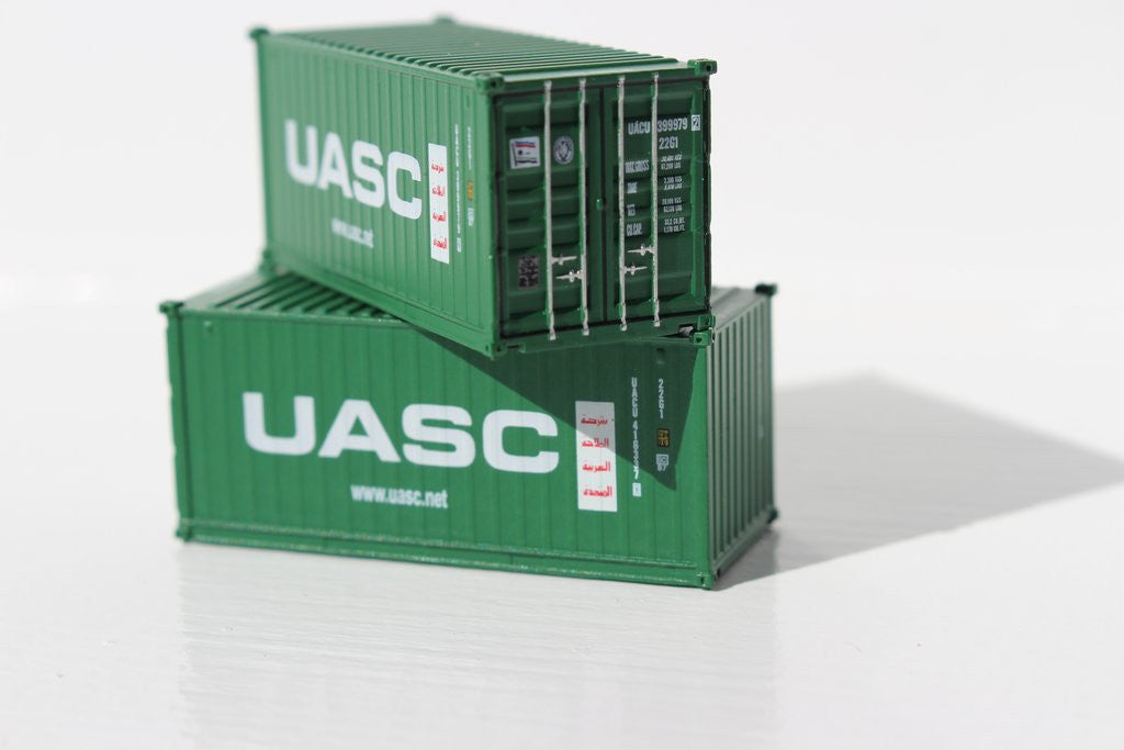 Jacksonville Terminal Company N 205310 20' Standard Height Container UASC 2-Pack