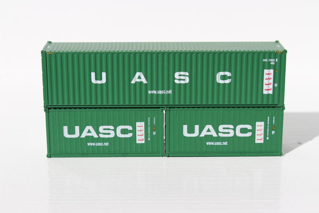 Jacksonville Terminal Company N 205310 20' Standard Height Container UASC 2-Pack