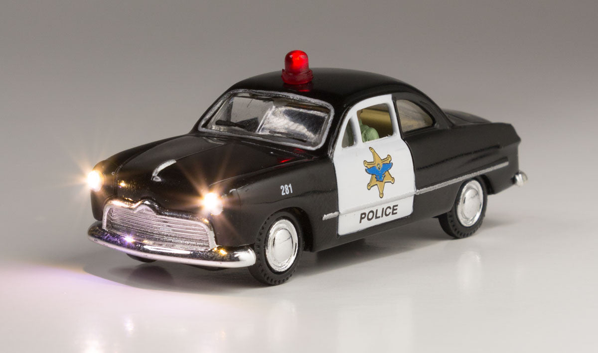 Woodland Scenics HO JP5593 Just Plug Vehicles - Police Car