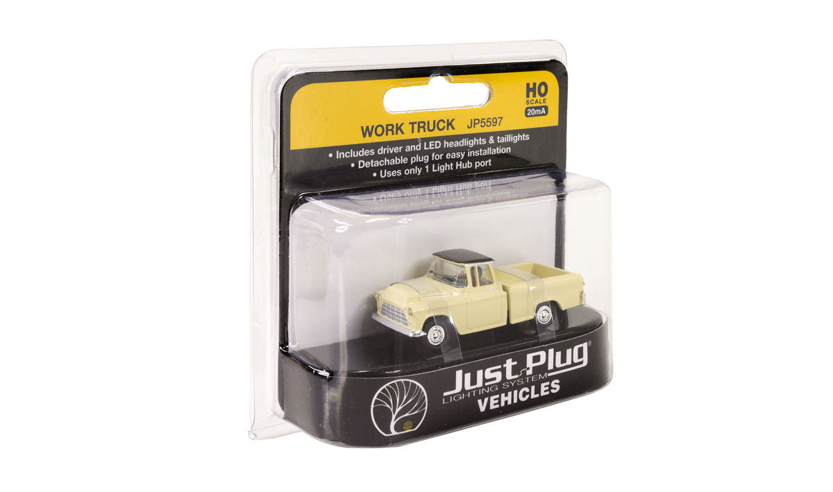 Woodland Scenics HO JP5597 Just Plug Vehicles - Work Truck