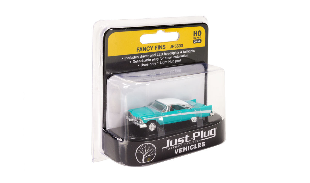 Woodland Scenics HO JP5600 Just Plug Vehicles - Fancy Fins