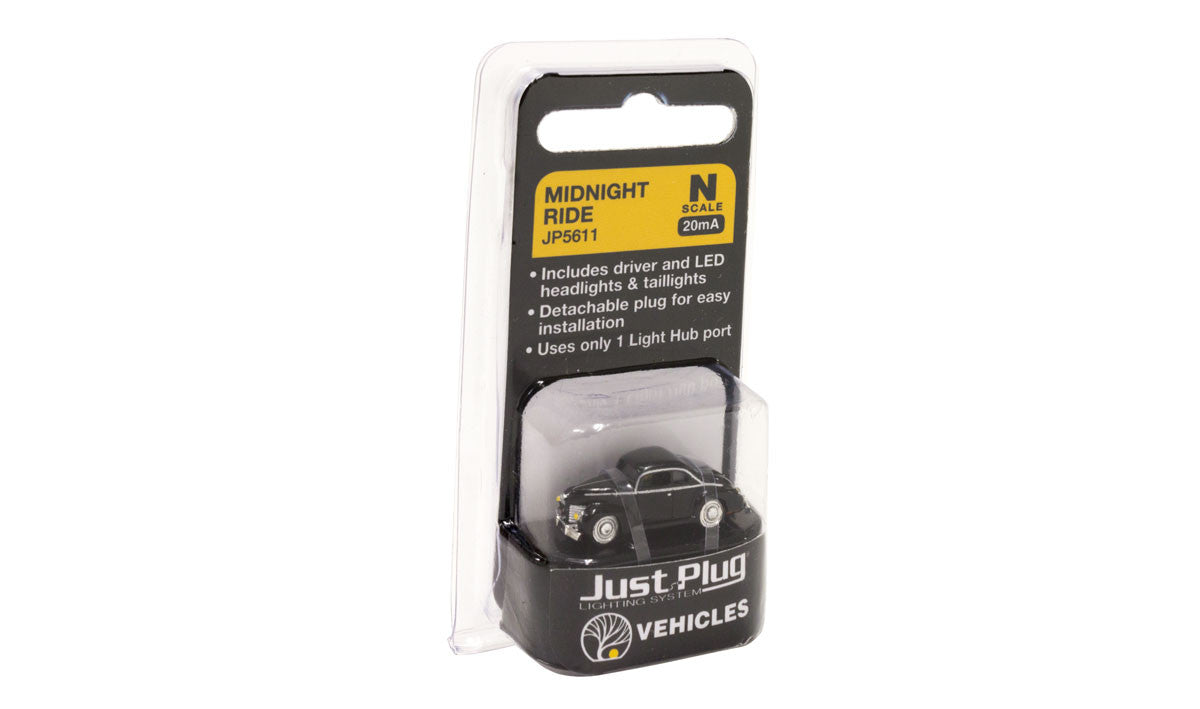 Woodland Scenics N JP5611 Just Plug Vehicles - Midnight Ride