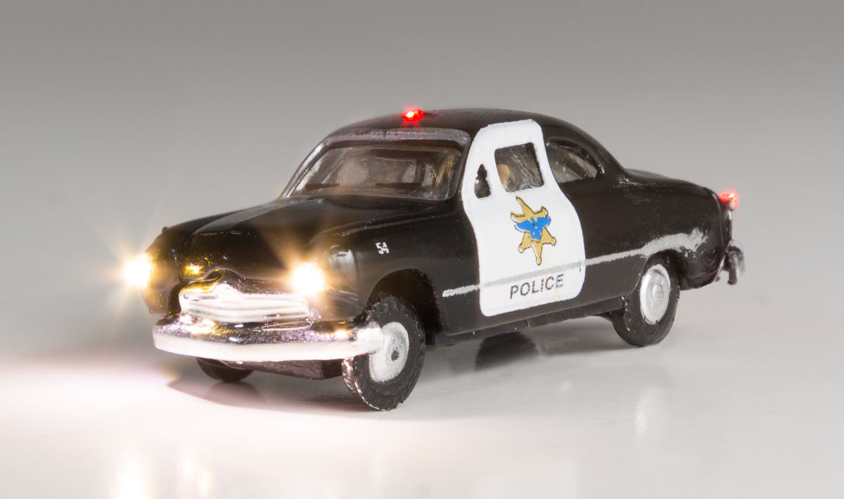 Woodland Scenics N JP5613 Just Plug Vehicles - Police Car