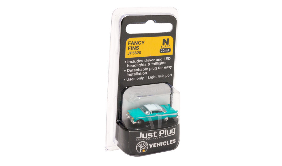 Woodland Scenics N JP5620 Just Plug Vehicles - Fancy Fins