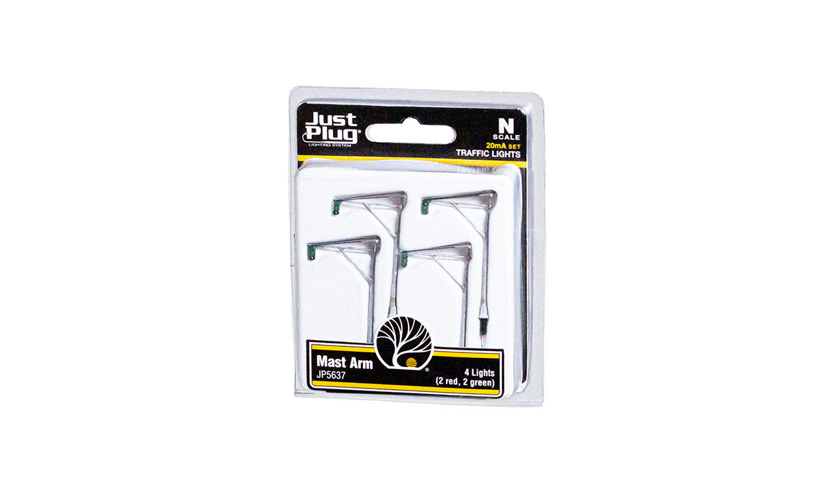 Woodland Scenics N JP5637 Mast Arm Traffic Lights
