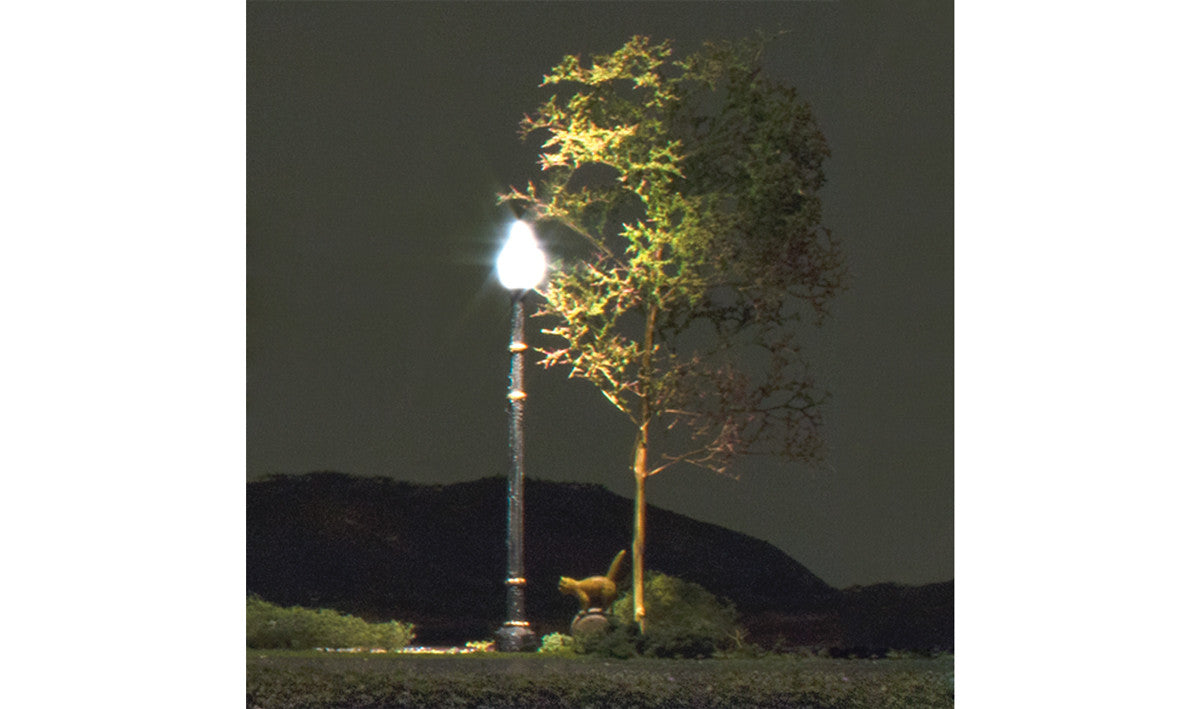 Woodland Scenics N JP5641 Just Plug Lighting System - Lamp Post Street Lights - 3 per package