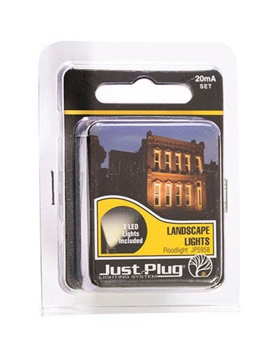 Woodland Scenics HO/N JP5958 Just Plug Lighting System - Landscape Lights - Floodlight - 2 per pack