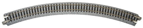 Kato N 20-132 Unitrack Curved Track 'R348-45' 13-3/4" Radius 45 degree curve - 4 Pieces