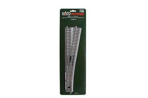 Kato HO Unitrack 2-863 Manual Right #6 Turnout - 1 piece