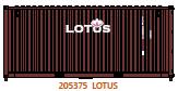 Jacksonville Terminal Company N 205375 20' Standard Height Container LOTUS 2-Pack