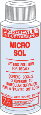 Microscale Inc MI-2 Micro Sol Decal Setting Solution - 1 oz. Bottle