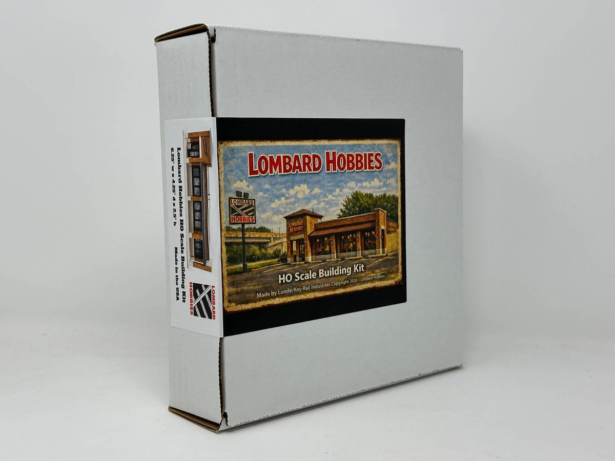 Lunde Studios HO Lombard Hobbies Retail Hobby Shop - Kit Exclusive