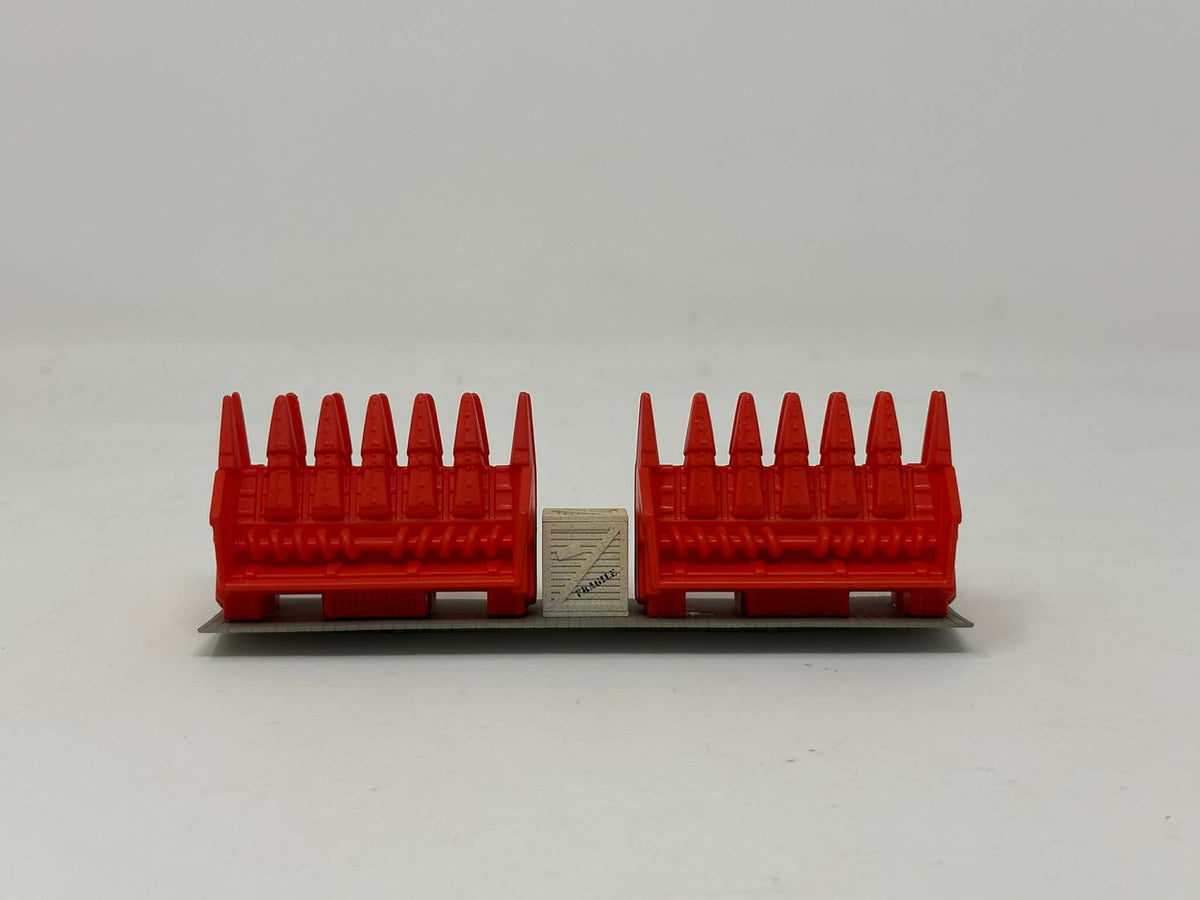 Ertl Collectibles HO 4063 Six-Row Cornheads Flatcar Load
