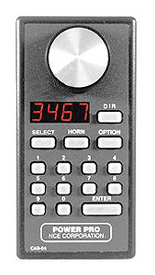 NCE DCC 5240040 Cab06r Throttle with LED Display and Radio Equipped