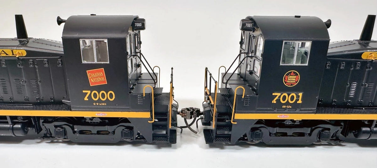 Rapido Trains Inc HO 27070 DCC Ready EMD SW9 Locomotive Canadian National 'Black Scheme' CN #7000