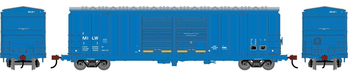 Athearn Roundhouse HO RND-1361 50' FMC 5283 Double Door Box Car MILW #156071