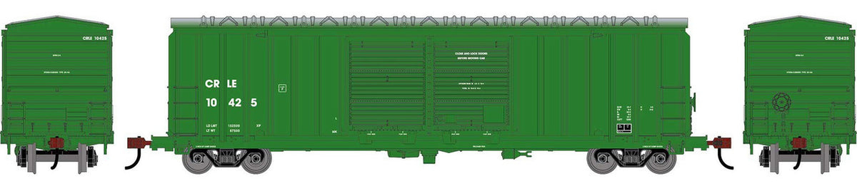 Athearn Roundhouse HO RND-1368 50' FMC 5283 Double Door Box Car CRLE #10425