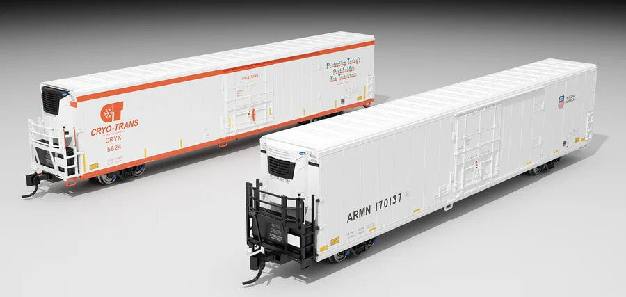 Rapido Trains Inc N 567001-3 Greenbrier 72’ IL 7780 Reefer Cryo-Trans CRYX #5525 'Bean City'