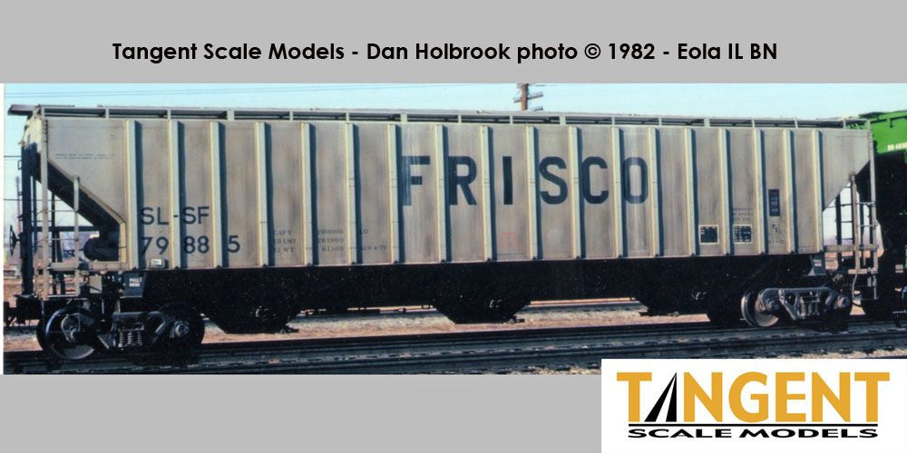 Tangent Scale Models HO 20062-09 Pullman-Standard PS-2CD 4750 Covered Hopper SLSF 'Delivery Gray 6-1977' SL-SF #79972