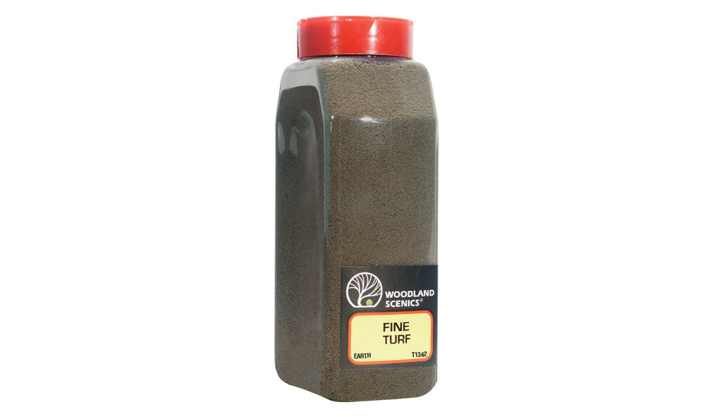 Woodland Scenics T1342 Fine Turf - Shaker - Earth