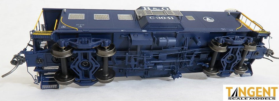 Tangent Scale Models HO 60010-07 International Car Company B&O Class I-18 Steel Bay Window Caboose Baltimore & Ohio 'Original Blue 1968+' B&O #C-3006