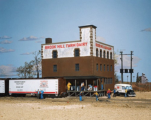 Walthers Cornerstone HO Scale 933-3010 Brookhill Farm Dairy - Kit