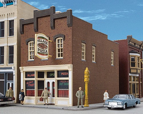 Walthers Cornerstone HO 933-3469 Village Pizza - Kit
